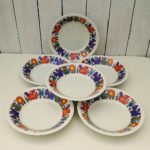 Assiettes Creuses Porcelaine Villeroy Boch Acapulco Acolytes Antique