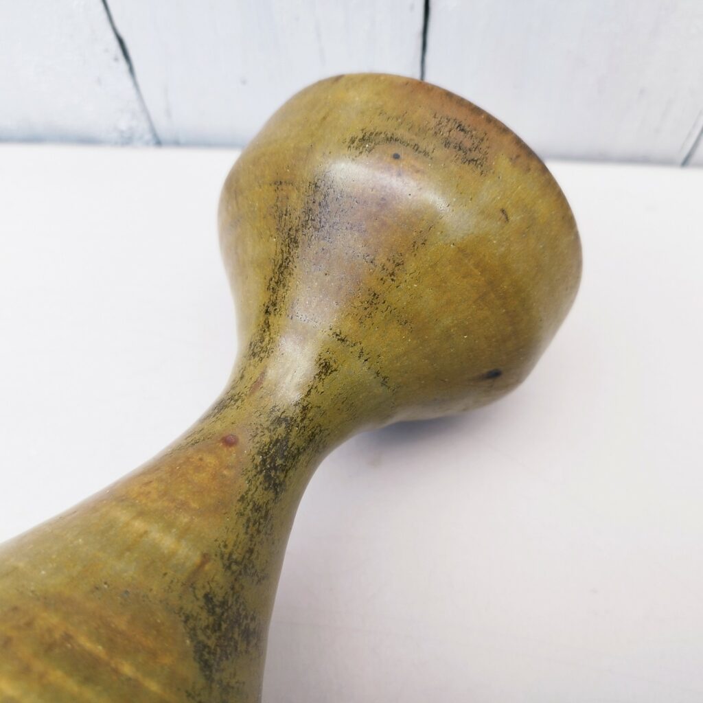 Bougeoir diabolo grès émaillé vintage Acolytes Antique