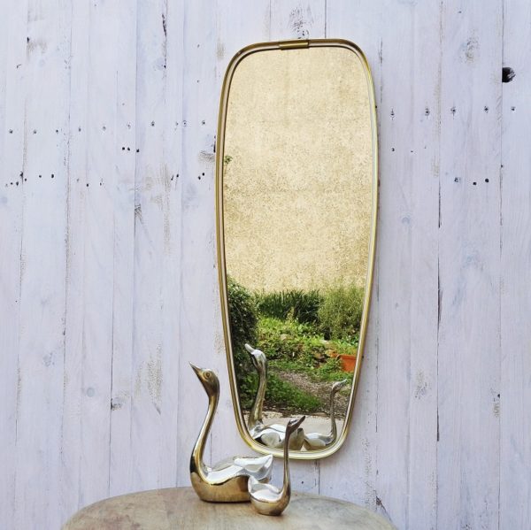 miroir asymétrique 1950 style Gio ponti