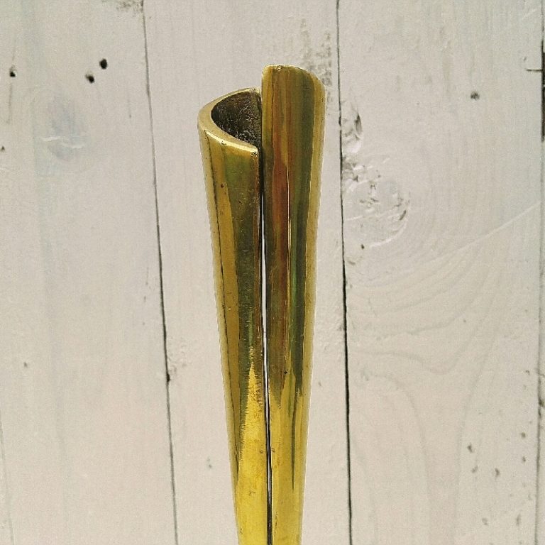 Vase Bougeoir Doré – Céramique – Modèle Générique – Neuf