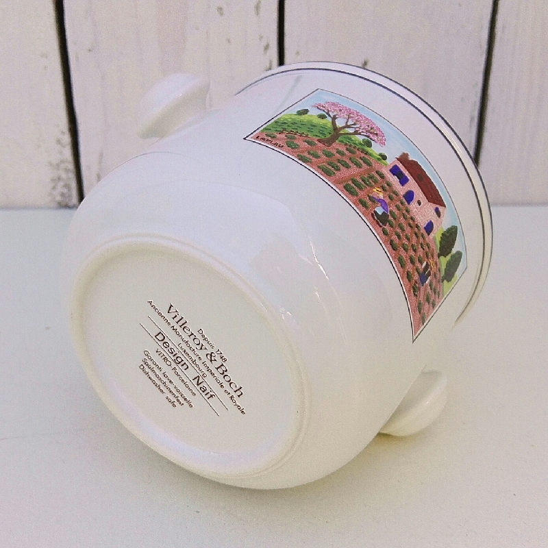 Pot à poignée porcelaine, Villeroy & Boch, Laplau - Acolytes Antique