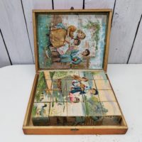 Puzzle Ancien En Bois N.K. Atlas Paris - Jeu Vintage De Collection