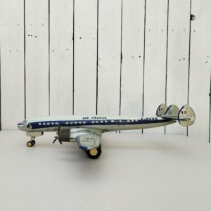 Ancien jouet avion joustra Fanny Air France (tôle - Collection