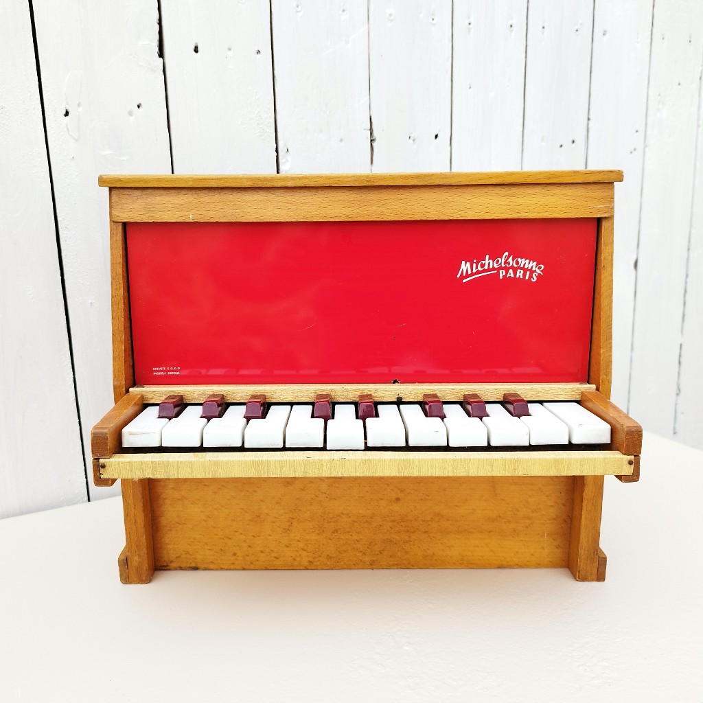 Piano enfant, jouet, Michelsonne, 20 touches - Acolytes Antique
