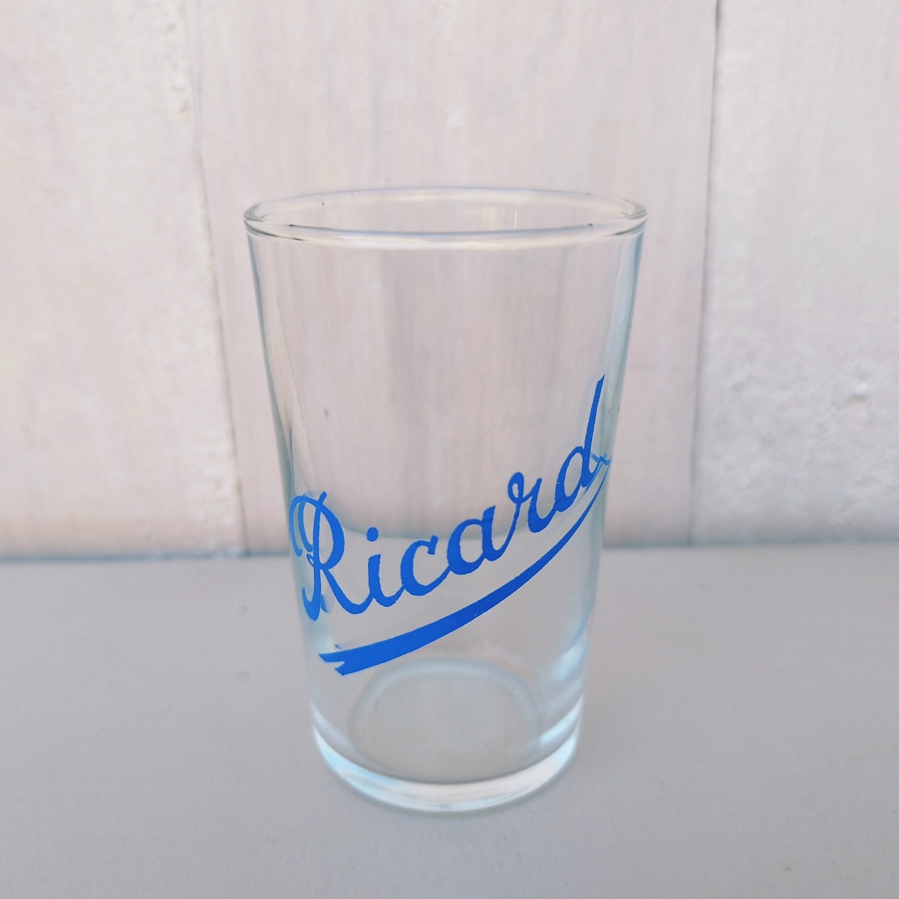 Six verres publicitaires, marque Ricard. Vintage - Acolytes Antique