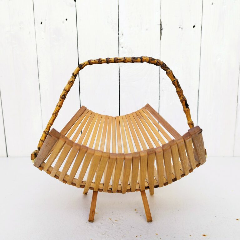 Plat En Bois Artisanal D'Inde - Corbeille à Fruits Ou Plateau Décoratif - Marron