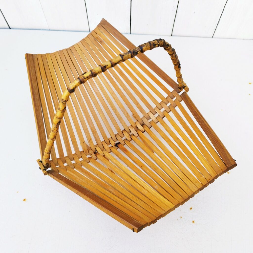 FIVE Simply Smart Corbeille à Fruits Bambou 29cm Naturel - Panier Rond Décoratif
