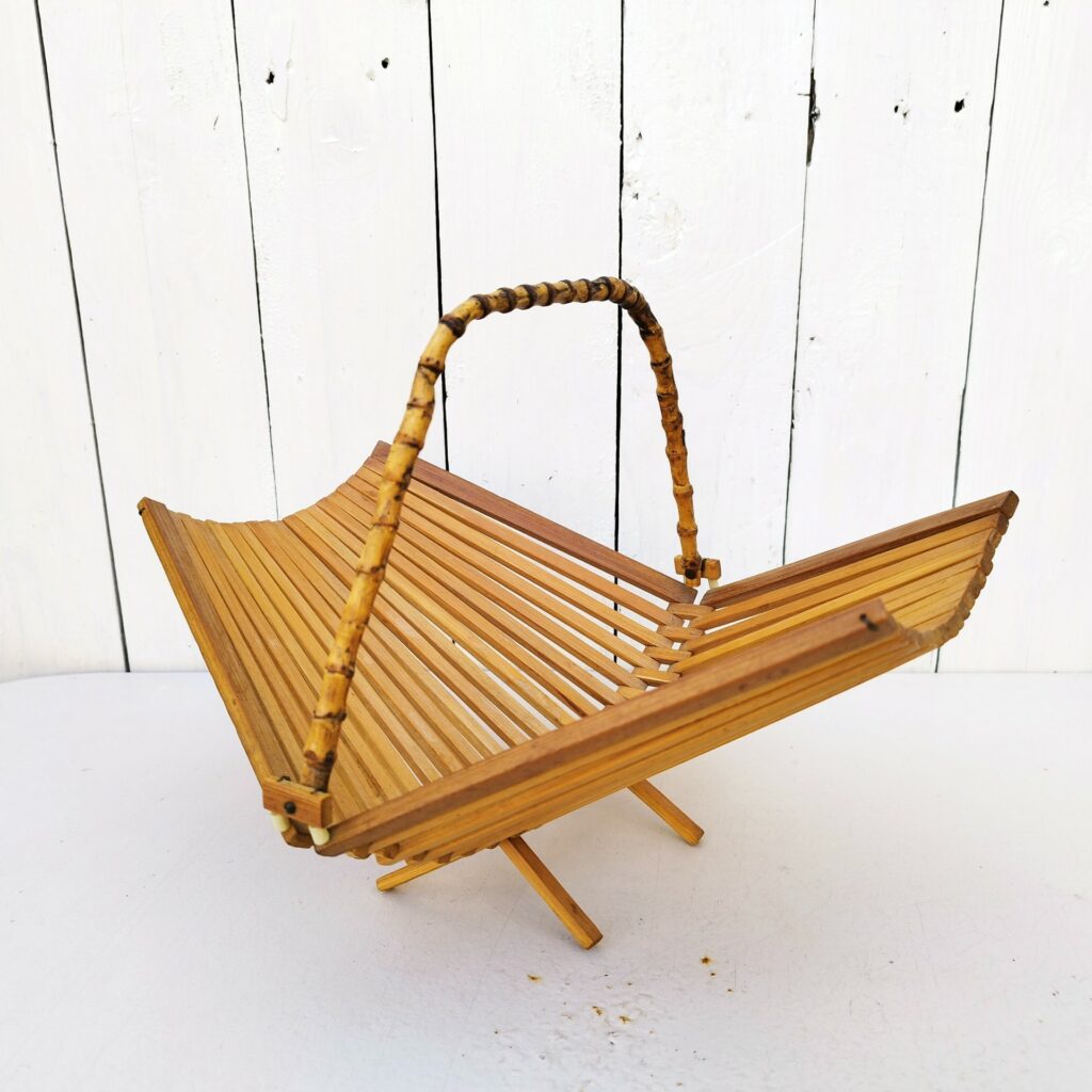 Corbeille a Fruit, Plateau de Fruits de Verre de Verre en Bois Home