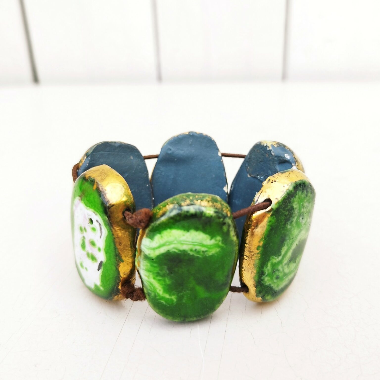 Boucles d'oreilles céramique et artisanales