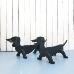Chiens de cheminée en laiton, chenets, 16 de haut