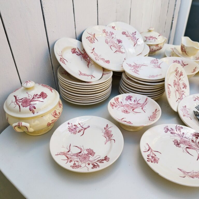 ANCIENNE ASSIETTE EN Faience Decor Au Coq Signature A Identifier EUR 59