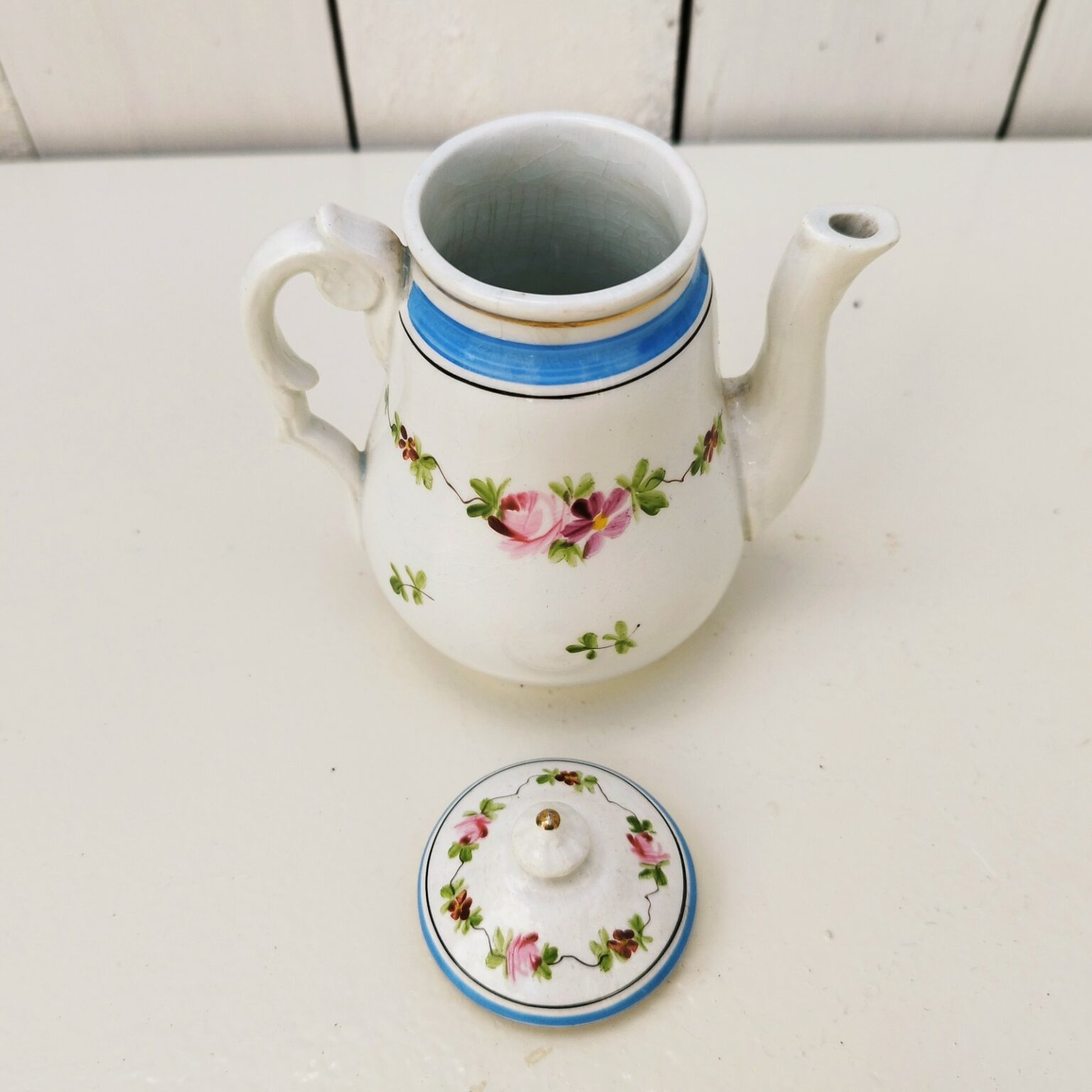 Dinette miniature service à café Maison poupée porcelaine de Paris
