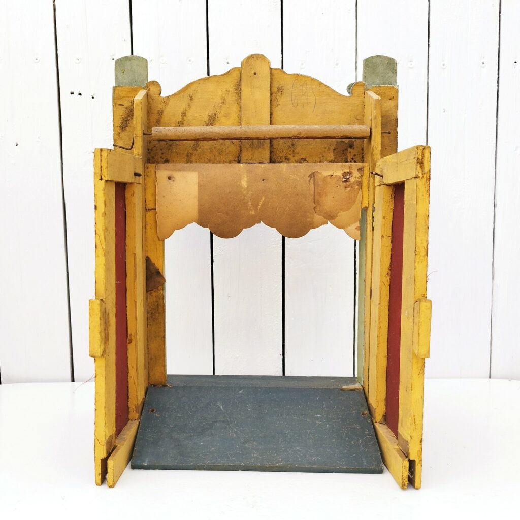 ANCIEN CASTELET THEATRE guignol Napoléon iii jouet marionnette mignonnette XIXe EUR 850,00 - FR