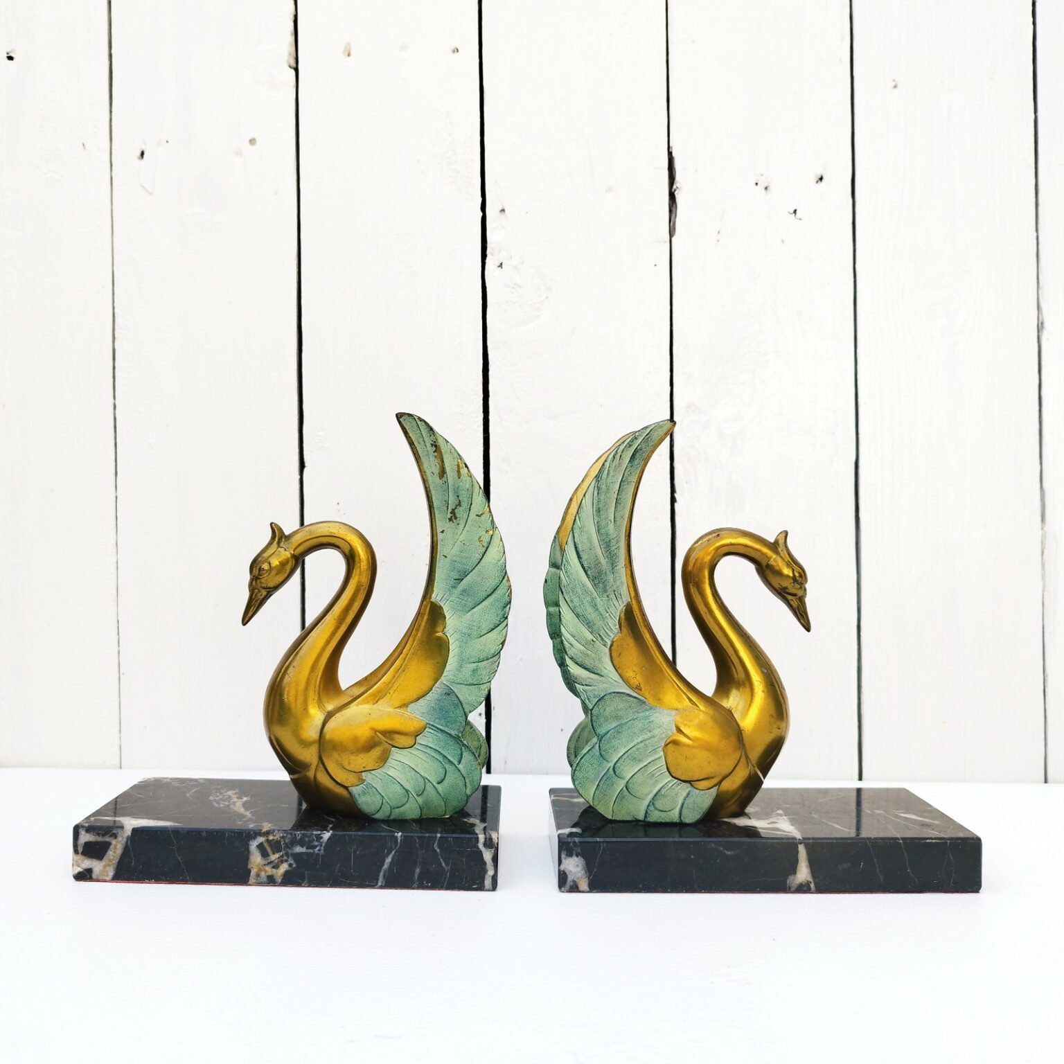 Paire de serre-livres Antilopes Art-Déco - 1930 (2