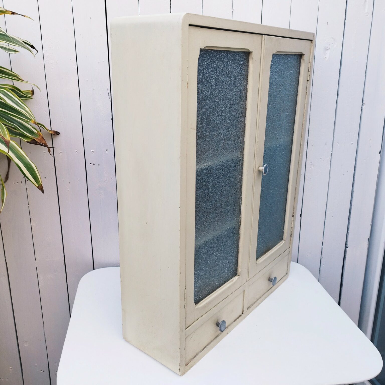 Armoire murale de cuisine avec porte vitrée Kalmar Bois d'ingénierie
