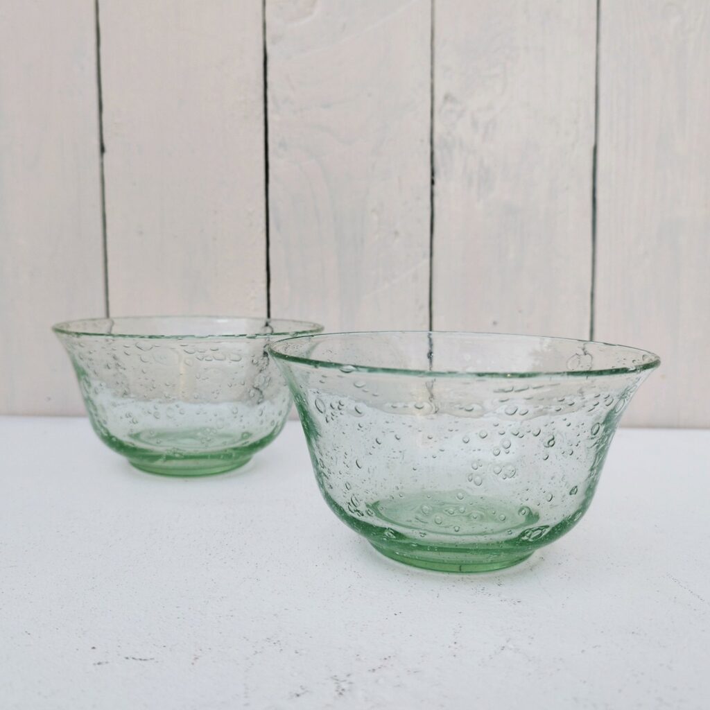 Coupe en verre bullé Biot diamètre 25cm