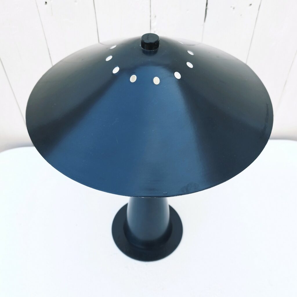 Lampe Champignon Métal Mat Noir Extra L