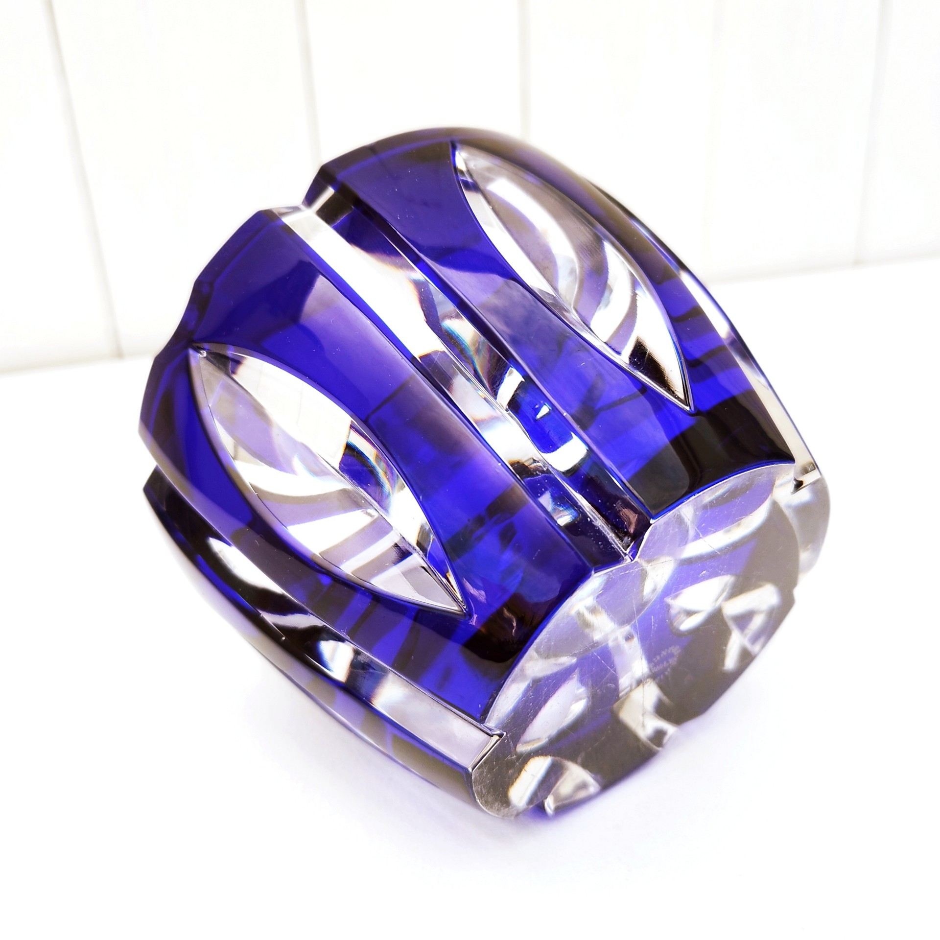 Presse-Papiers En Cristal K9 - Design Diamant Facetté - 120mm - Décoration Bureau Ou Maison
