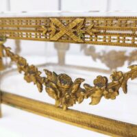 Centre de table, bronze et verre , style Louis XVI – Image 8