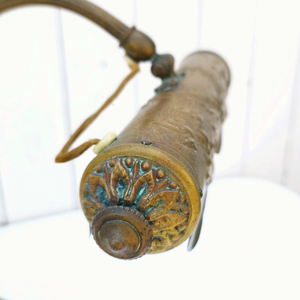Pendentif Camée Ancien Vintage En Laiton Doré - Fin XIXème Début XXème Siècle