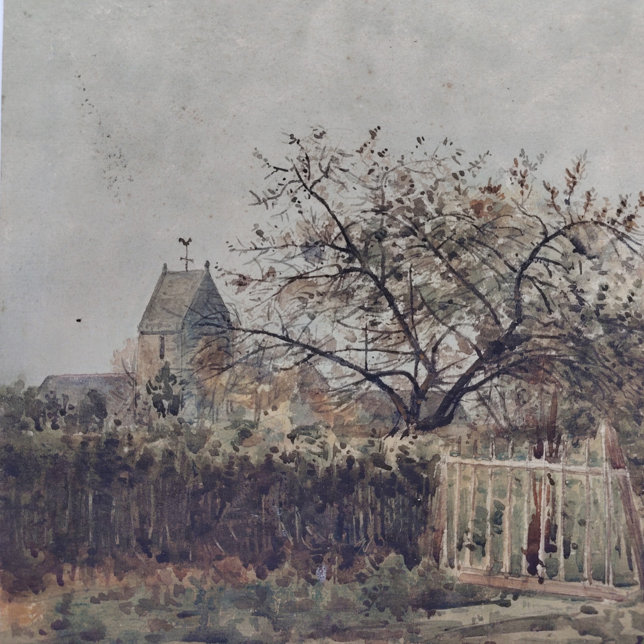 Aquarelle sur canson, Jacques Simon, Carolles, Normandie – Image 2